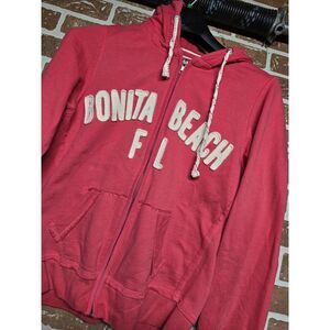 U‎ S apparel Junior XL Hoodie Zip Up  Pink Sweatshirt